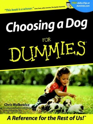 cover image of Choosing a Dog For Dummies